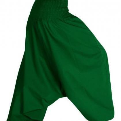 Green Hippy Goa Harem Hose Sarouel Harem Pants..