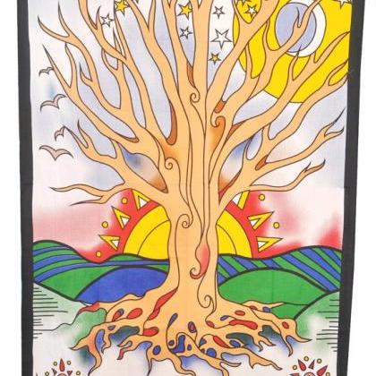 Tree Of Life 100% Cotton Bed Cover, Tapestry ,bed..
